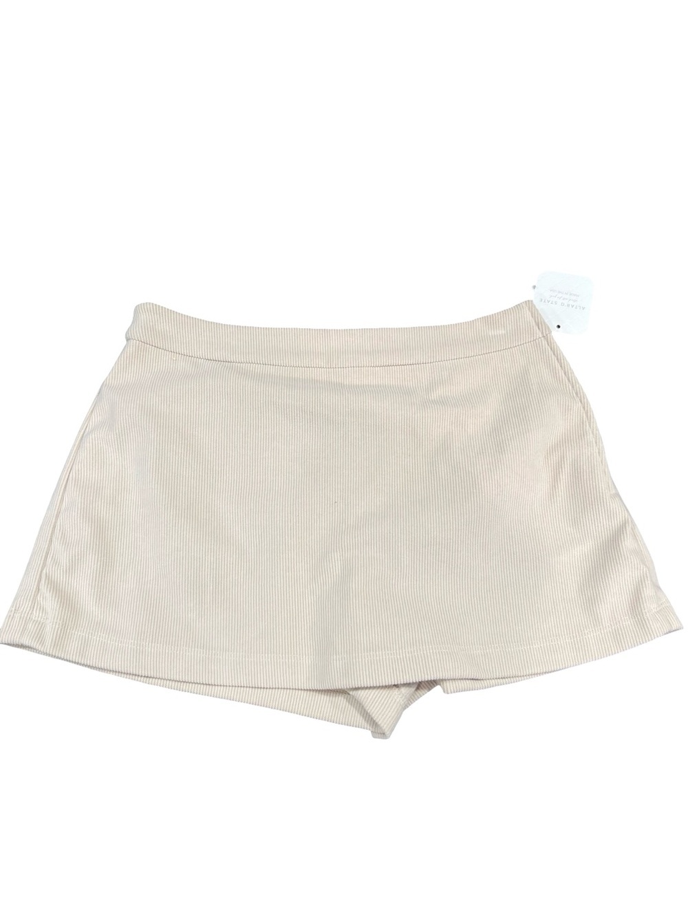 Altar’d State Ribbed Tan Mini Skirt Skort